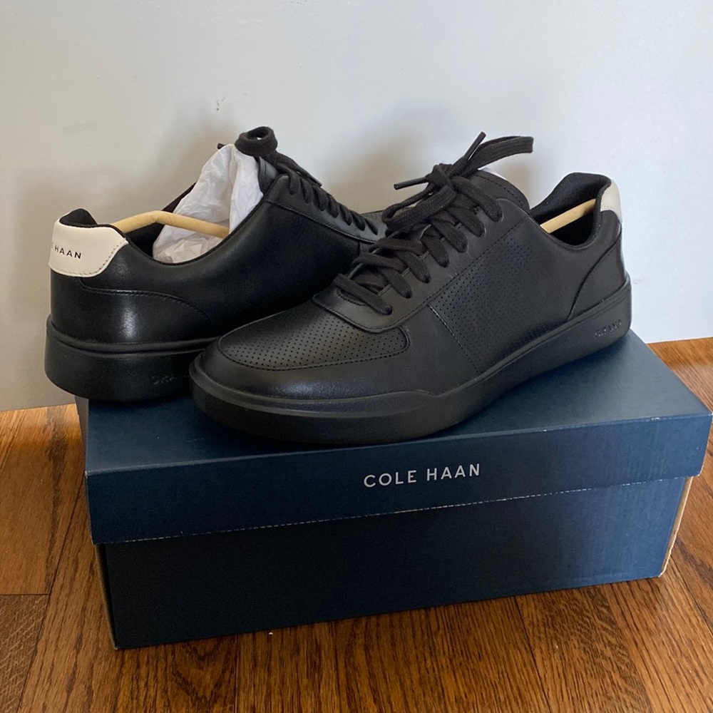 Cole Haan Black and White Modern Performance Sneaker